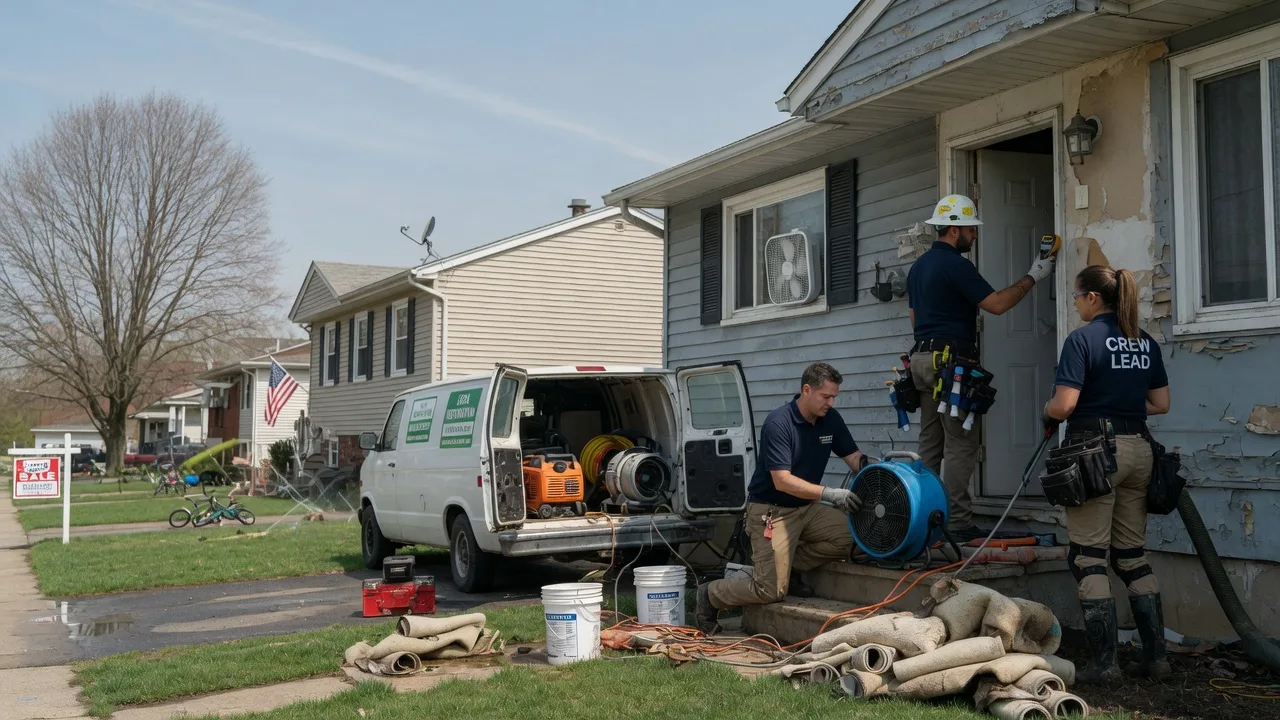 Flood Cleanup in Saddle Brook, NJ near me